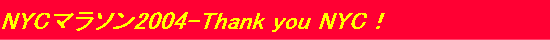 NYC�}���\��2004-Thank you NYC�I