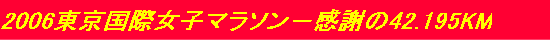 2006�������ۏ��q�}���\���|���ӂ�42.195KM